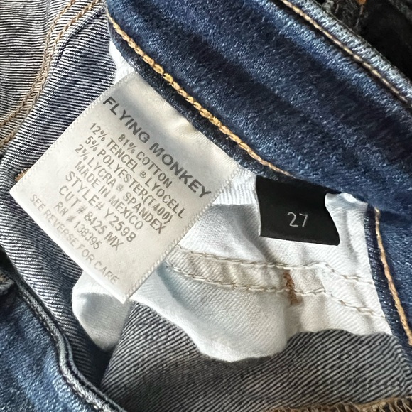 Flying Monkey distressed skinny jeans size 27 - Picture 9 of 9